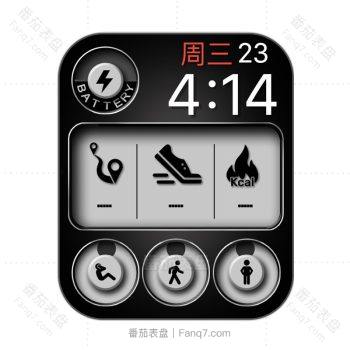 RLMade 86黑色底复古运动表盘.clock