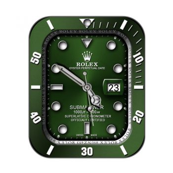 劳力士ROLEX绿色边渐变绿水鬼表盘.clock