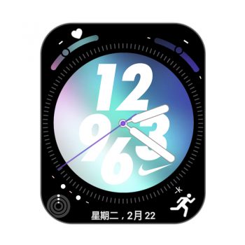 nike耐克七彩幻动简约表盘.clock
