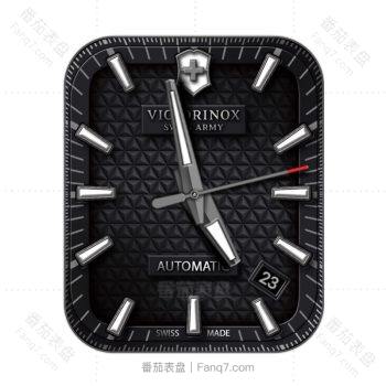 VICTORINOX Swiss Army维氏瑞士军刀黑色方格炫酷表盘.clock