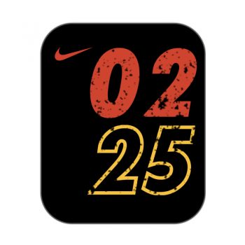 nike耐克黑色红色数字表盘.clock