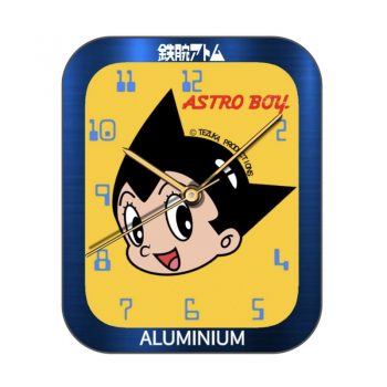 铁臂阿童木橙色卡通蓝色边表盘.clock