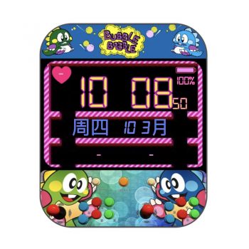 泡泡龙Bubble Bobble可爱卡通表盘.clock