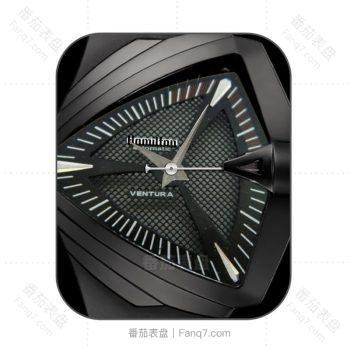Hamilton汉米尔顿三角形黑色蜂窝经典表盘.clock