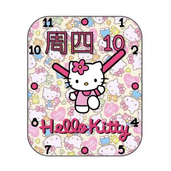 HelloKitty Analog KL粉色可爱KT猫表盘.clock