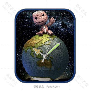 LBP digital 佳能树人格鲁特坐在地球上美国漫威系列表盘.clock