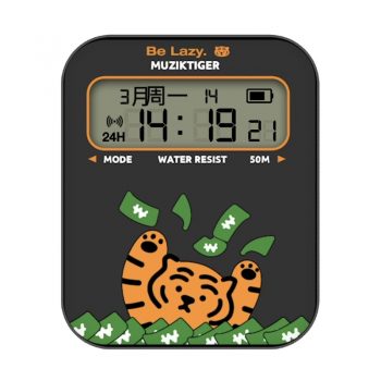 muziktiger小老虎撒钱电子表盘.clock