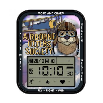 Mojo and Charm – Airborne Otters Society空中水獭协会卡通表盘.clock