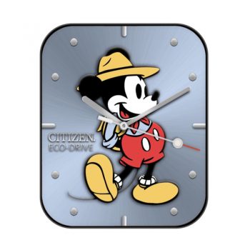 西铁城CITTZEN迪士尼米奇扭屁股害羞淡蓝色表盘.clock