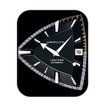 Hamilton汉米尔顿三角形黑色表盘.clock