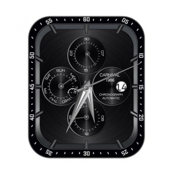 carnival嘉年华炫酷黑三盘表盘.clock