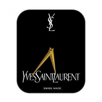 YSL圣罗兰黑底表盘.clock