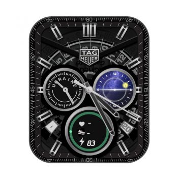 TAG HEUER泰格豪雅三盘机械动图旋转表盘.clock