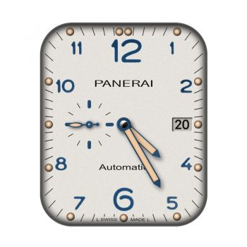 Panerai沛纳海简约米白蓝表盘.clock
