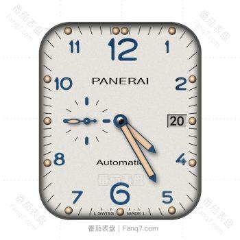 Panerai沛纳海简约米白蓝表盘.clock