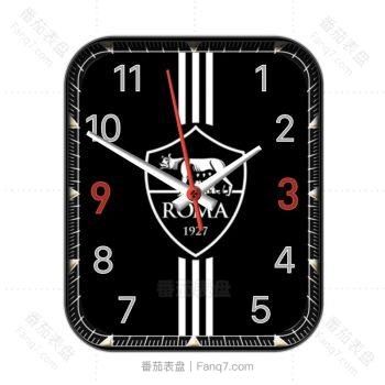 ROMA罗马黑色底白色logo表盘.clock