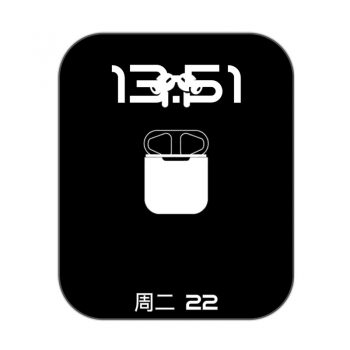 All Apple苹果产品黑色底表盘.clock