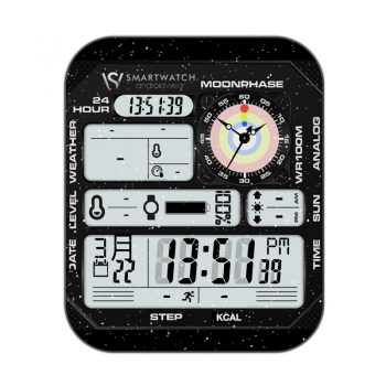 Giovanni-Smartwach索尼智能手表黑色表盘.clock