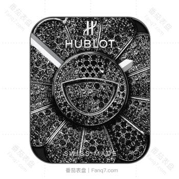 HUBLOT宇舶酷黑动态旋转钻石密集花朵表盘.clock