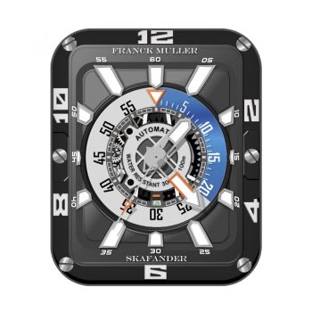 Franck Muller 法兰克穆勒酷黑白机械动态高级表盘.clock