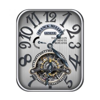 Franck Muller 法兰克穆勒银白金属陀飞轮表盘.clock