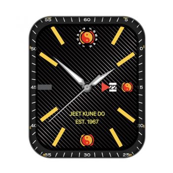 Jeet Kune do Bruce Lee by WF《截拳道之道》李小龙黑色表盘.clock