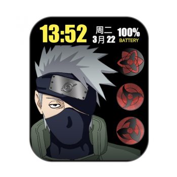 Kakashi 日本漫画《火影忍者》旗木卡卡西卡通表盘.clock
