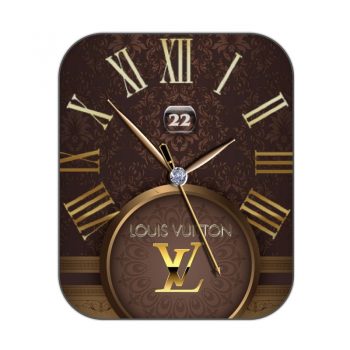 LOUIS VUITTON路易斯威登棕色花朵表盘.clock