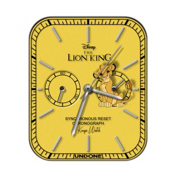 Undone昂当DisneyClassic迪士尼经典系列LION KING狮子王黄色表盘.clock