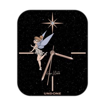 Undone昂当DisneyClassic迪士尼经典系列Tinker_Bell小叮当仙女黑色表盘.clock