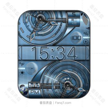 BeyBlade战斗陀螺蓝色动态表盘.clock