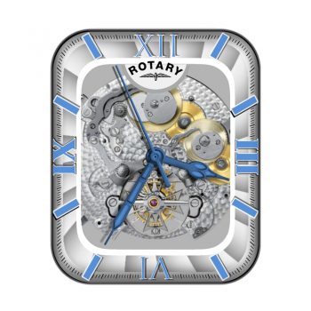 Rotary劳特莱White白色机械表盘.clock