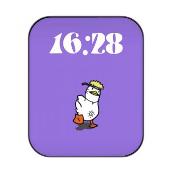 Ducky火隐忍者鸭子走路彩色表盘.clock