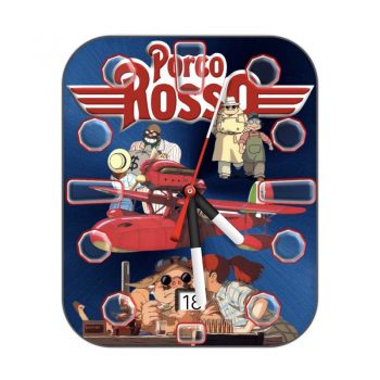 宫崎骏动画日本动漫 JEC-GHIBLI PORCO ROSSO红猪表盘.clock