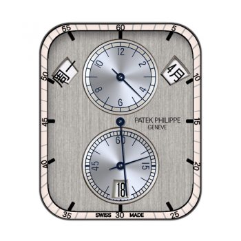 partek philippe百达翡丽原木色表盘.clock