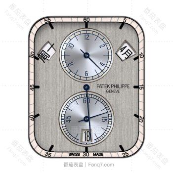 partek philippe百达翡丽原木色表盘.clock