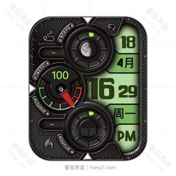 RLMade 32绿色边黑色散去机械表盘.clock