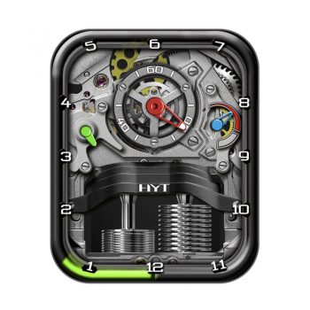 HYT H5-4世界首个液压驱动机芯表盘.clock