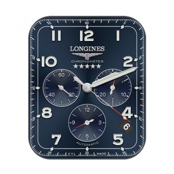 LONGINFS浪琴深蓝五星简约高级格调表盘.clock