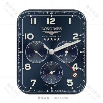 LONGINFS浪琴深蓝五星简约高级格调表盘.clock