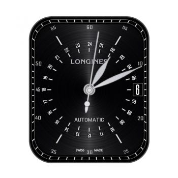 LONGINFS浪琴酷黑数字圆环简约表盘.clock