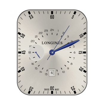 LONGINFS浪琴鎏白金渐变数字环绕简单表盘.clock