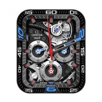 OMEGA欧米茄超级炫酷三盘机械机架风格表盘.clock