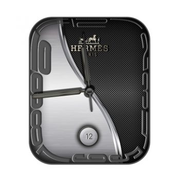 hermes爱马仕阴阳银灰黑双拼表盘.clock