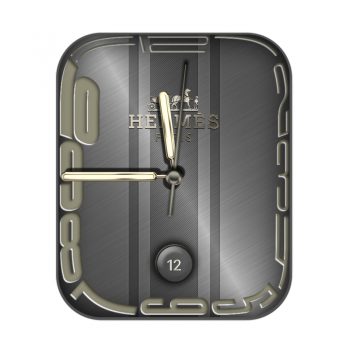 hermes爱马仕阴阳银黑条纹表盘.clock