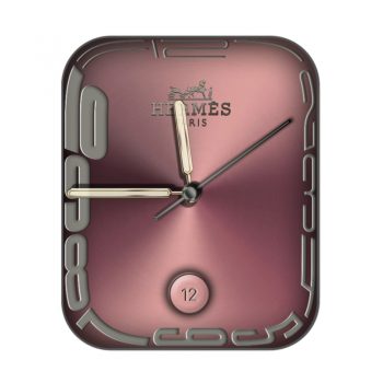 hermes爱马仕粉色s7表盘.clock