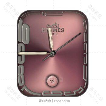 hermes爱马仕粉色s7表盘.clock