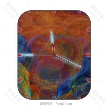 Liquid Tripp彩色液体古风莫奈风格表盘.clock