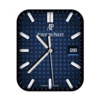 AP爱彼Audemars Piguet深蓝格子皇家橡树高级表盘.clock