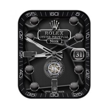 ROLEX劳力士酷黑陀飞轮黑水晶表表盘.clock